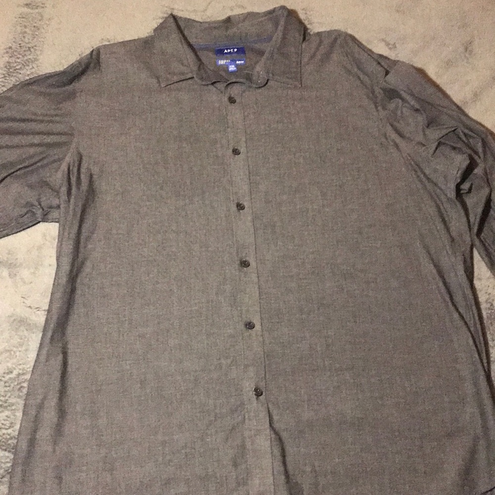 Apt. 9 Gray button down